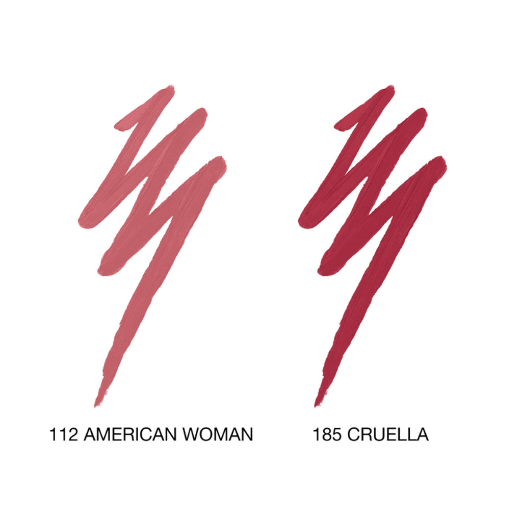 Powermatte High Intensity Lip Pencil Duo - American Woman & Cruella