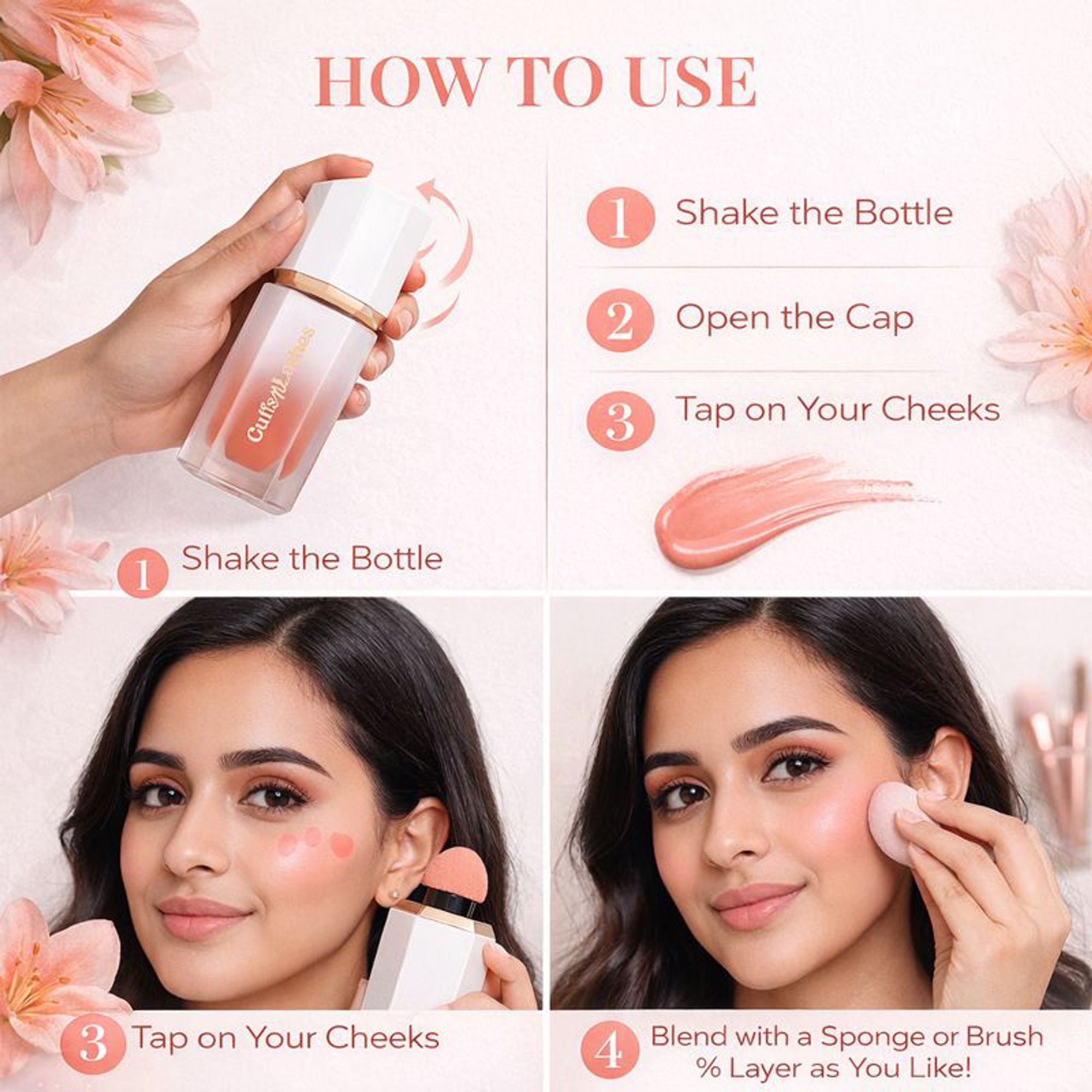 CUFFS N LASHES After Glow Liquid Blush - 03 Wild Orchid - Distacart