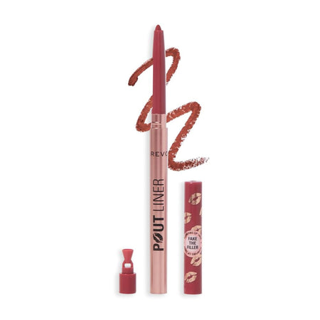 Makeup Revolution Pout Bomb Plumping Lip Liner - Melba Warm Peach