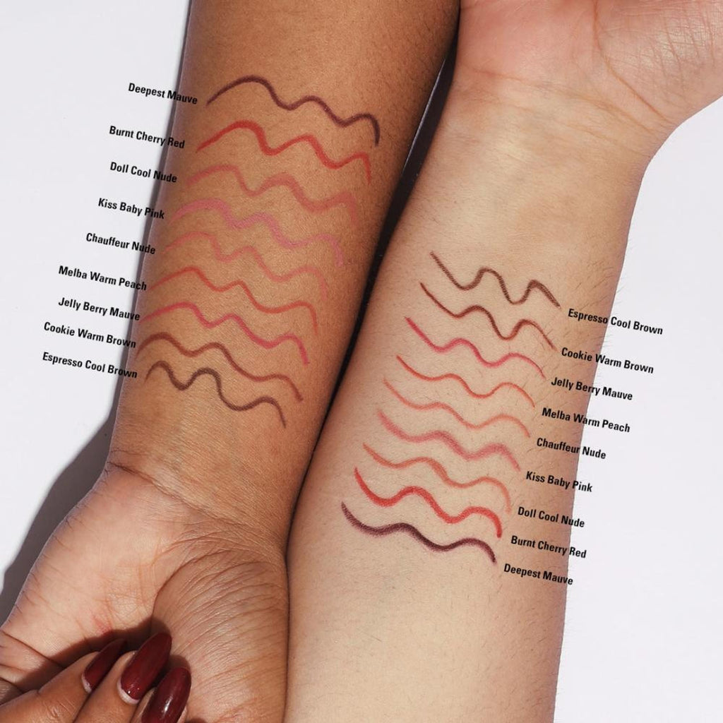 Makeup Revolution Pout Bomb Plumping Lip Liner - Burnt Cherry Red - Distacart