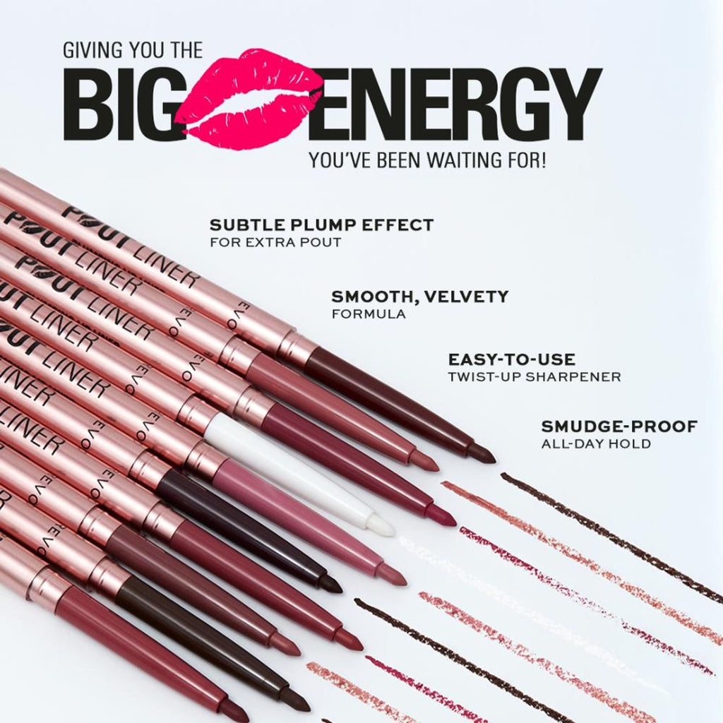 Makeup Revolution Pout Bomb Plumping Lip Liner - Deepest Mauve - Distacart