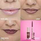 Makeup Revolution Pout Bomb Plumping Lip Liner - Deepest Mauve - Distacart
