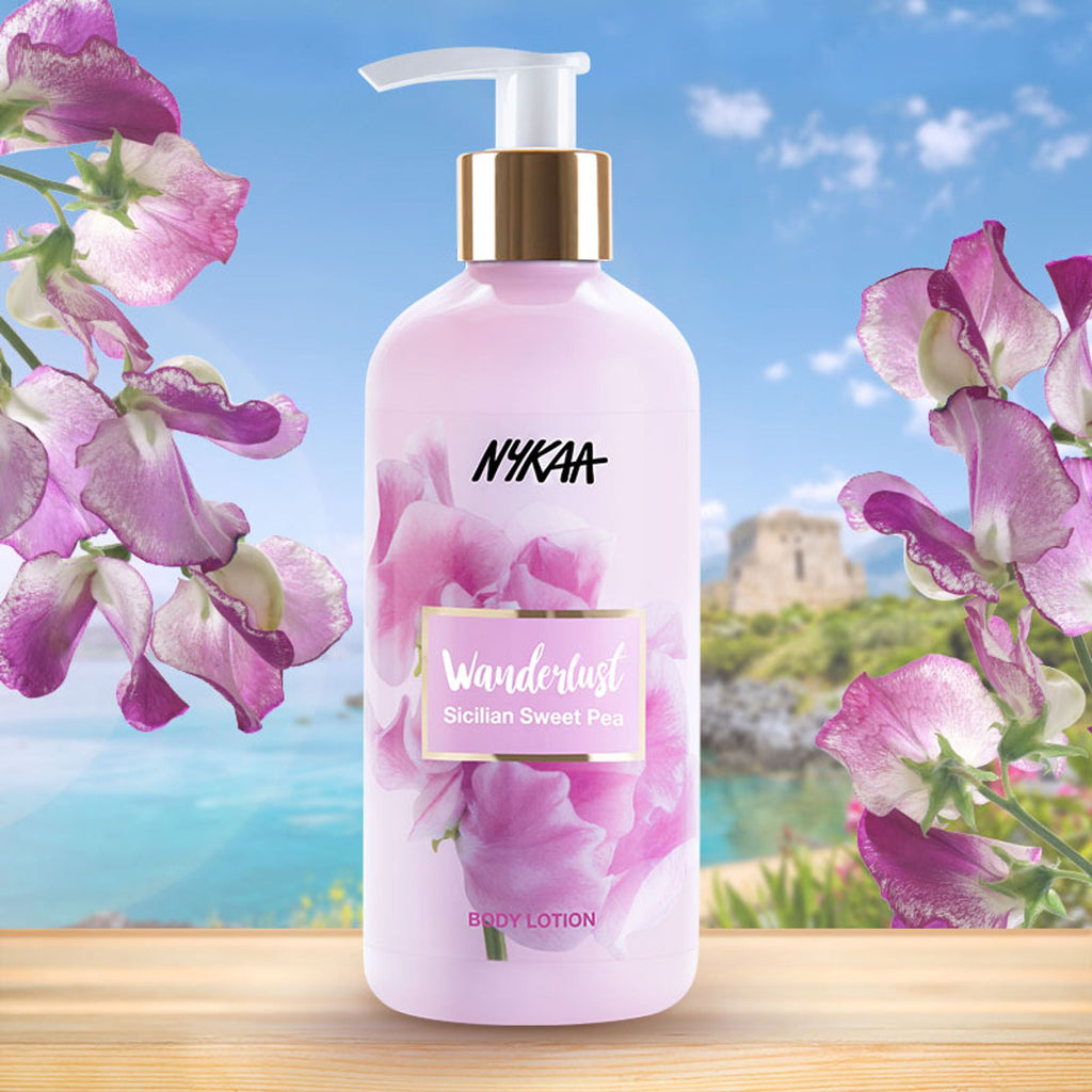 Wanderlust Moisturizing Body Lotion - Sicilian Sweet Pea
