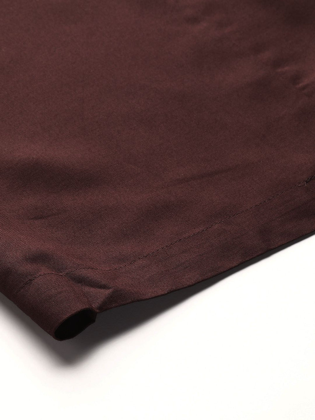 TAG 7 Women Coffee Brown Solid Flared Palazzos