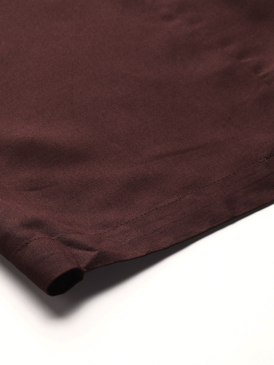 TAG 7 Women Coffee Brown Solid Flared Palazzos
