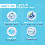 Swiss Beauty Care Dew Lock Face Serum - 2% Hyaluronic Acid & Blueberry Extract