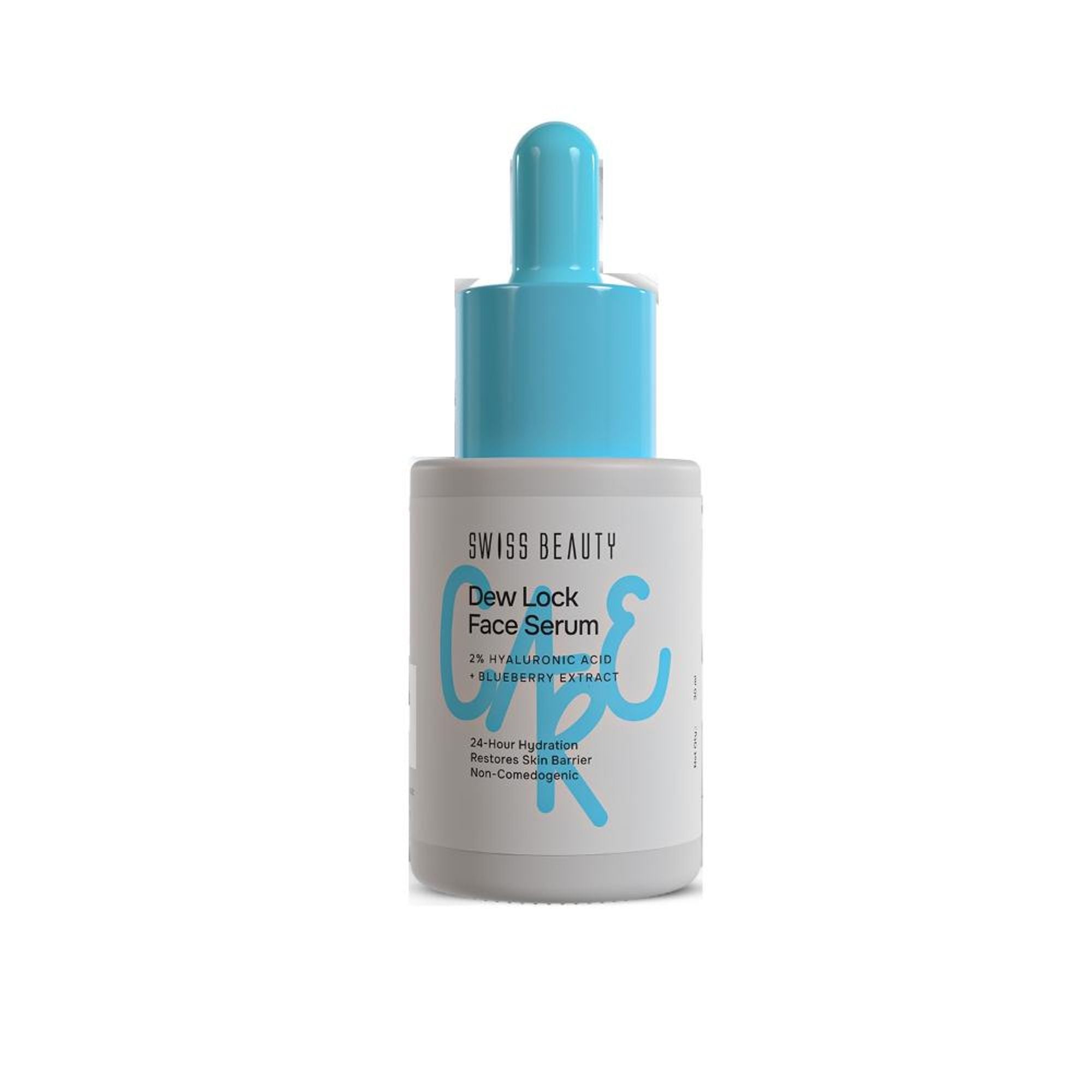 Swiss Beauty Care Dew Lock Face Serum - 2% Hyaluronic Acid & Blueberry Extract