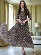 Souchii Printed Maxi Dress