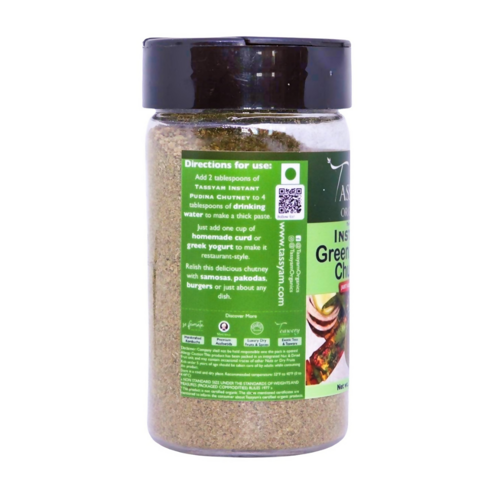 Tassyam Organics Instant Pudina Chutney