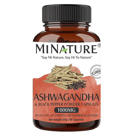Minature Ashwagandha & Black Pepper Powder Capsules