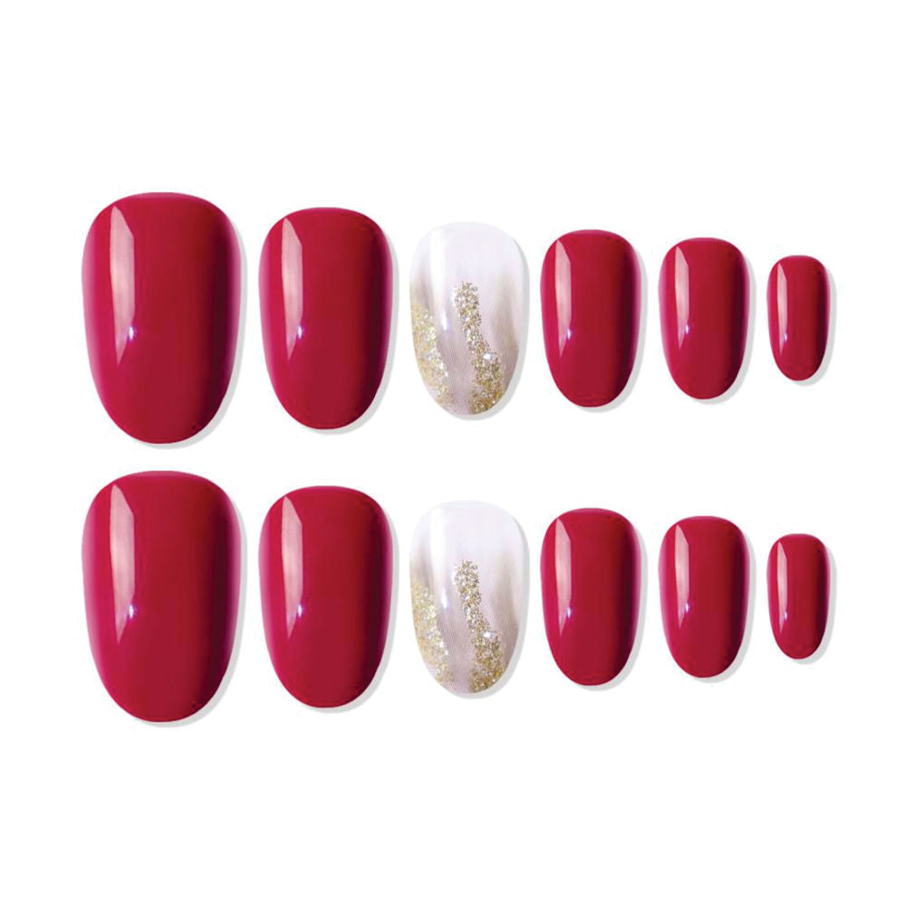 shills professional reusable press on nails oval spn701