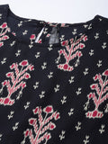 HERE&NOW Women Ethnic Motifs Printed Pure Cotton Kurta With Palazzos