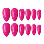 shills professional reusable press on nails almond spn647