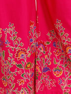 Mominos Fashion Magenta Floral Design Palazzo