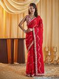 kasee Ethnic Motifs Kutchi Embroidery Pure Silk Saree - Distacart