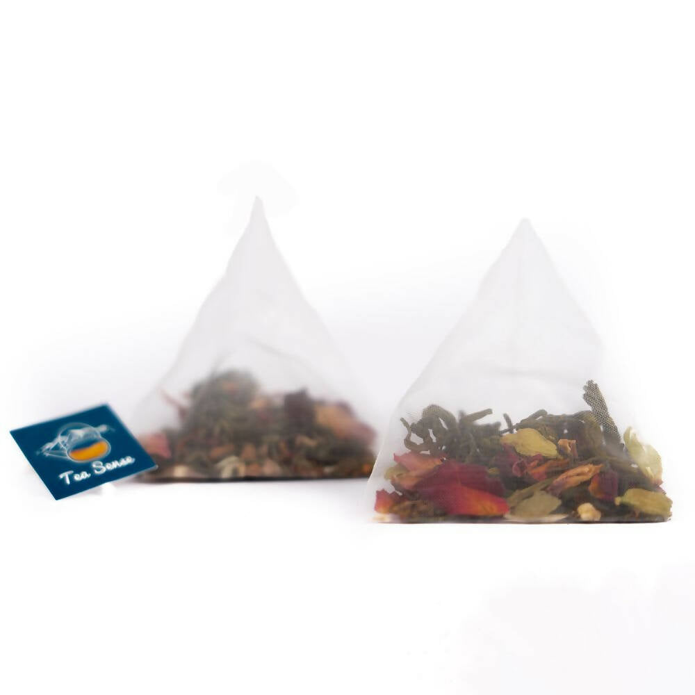 Tea Sense Kashmiri Kahwa Detox Green Tea Bags Box - Distacart