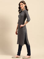Sangria Yoke Design Mirror Work Kurta