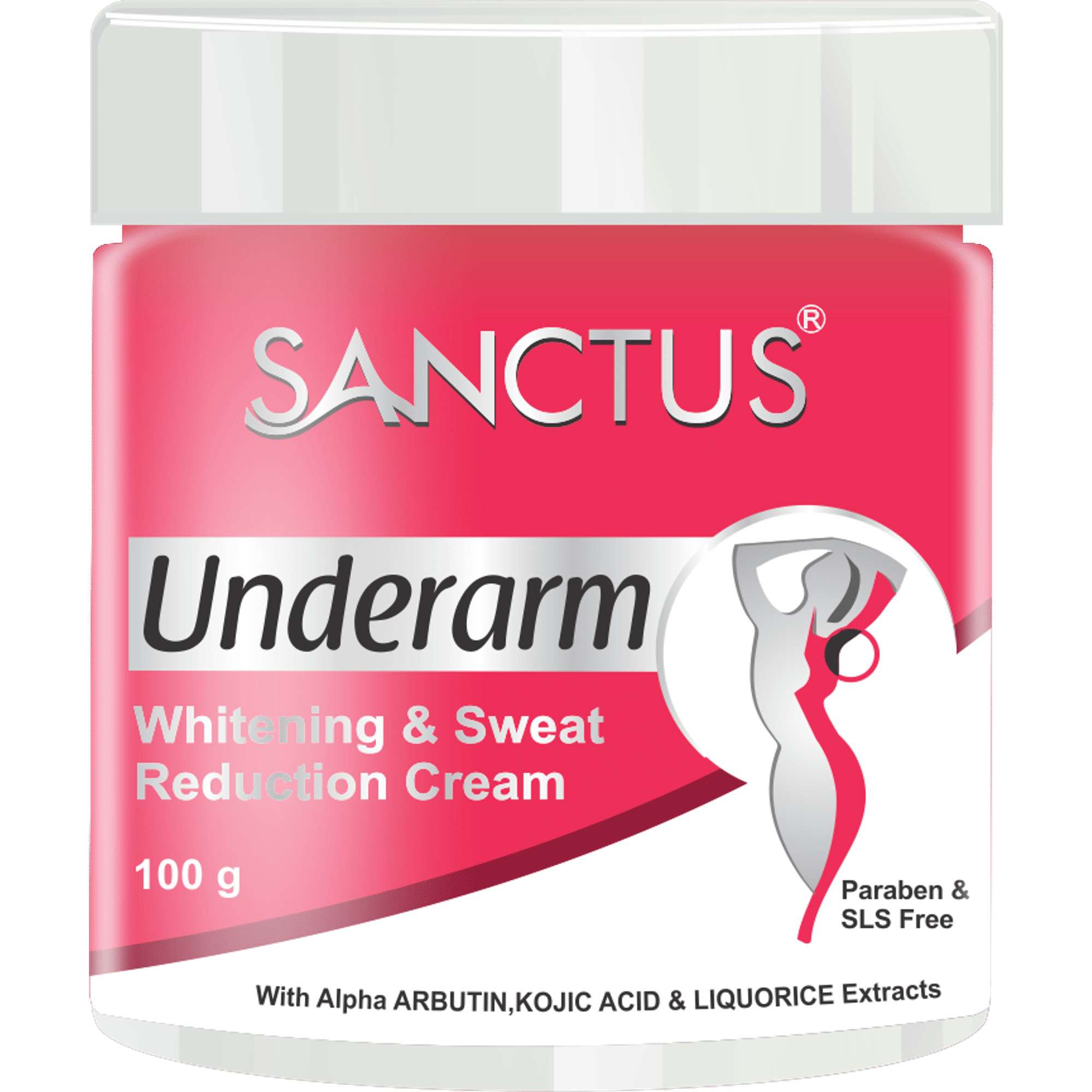 SANCTUS Underarm Whitening & Sweat Reduction Cream - 100g