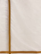 Ramraj Cotton Mens Premium Wedding Cotton White Dhoti with shirt Bit & Towel Set