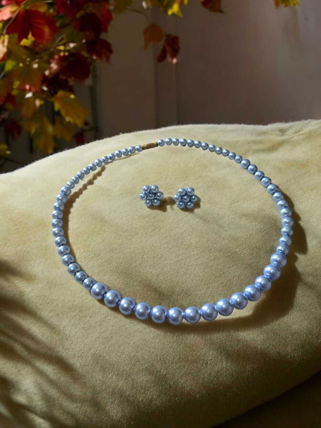 Inhanns Spectrum Everyday Pearl Sets - Single Strand - Teelblue