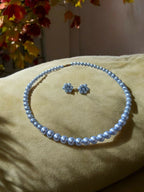 Inhanns Spectrum Everyday Pearl Sets - Single Strand - Teelblue
