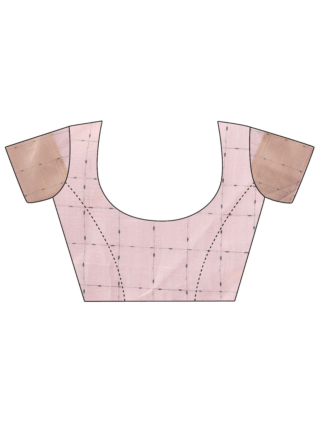 Shree Shyam Fashion Organza Peach Saree - Distacart