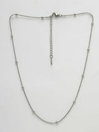 NVR Women's Set of 2 Silver & Gold Rhodium-Plated Minimal Chain