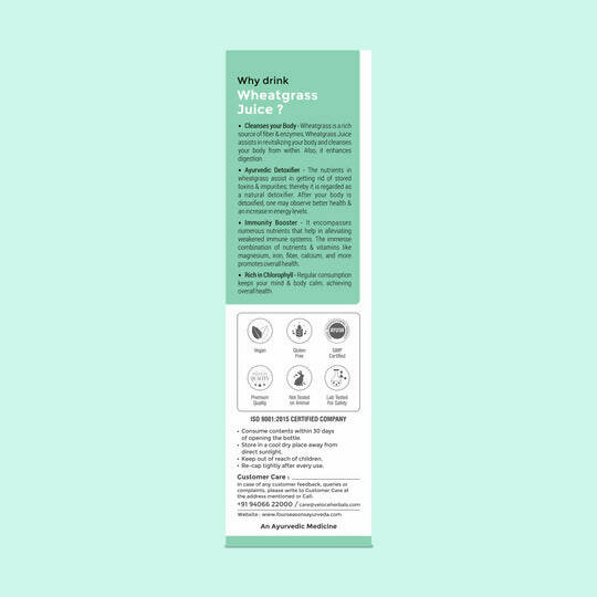 Four Seasons Wheatgrass Juice - Distacart