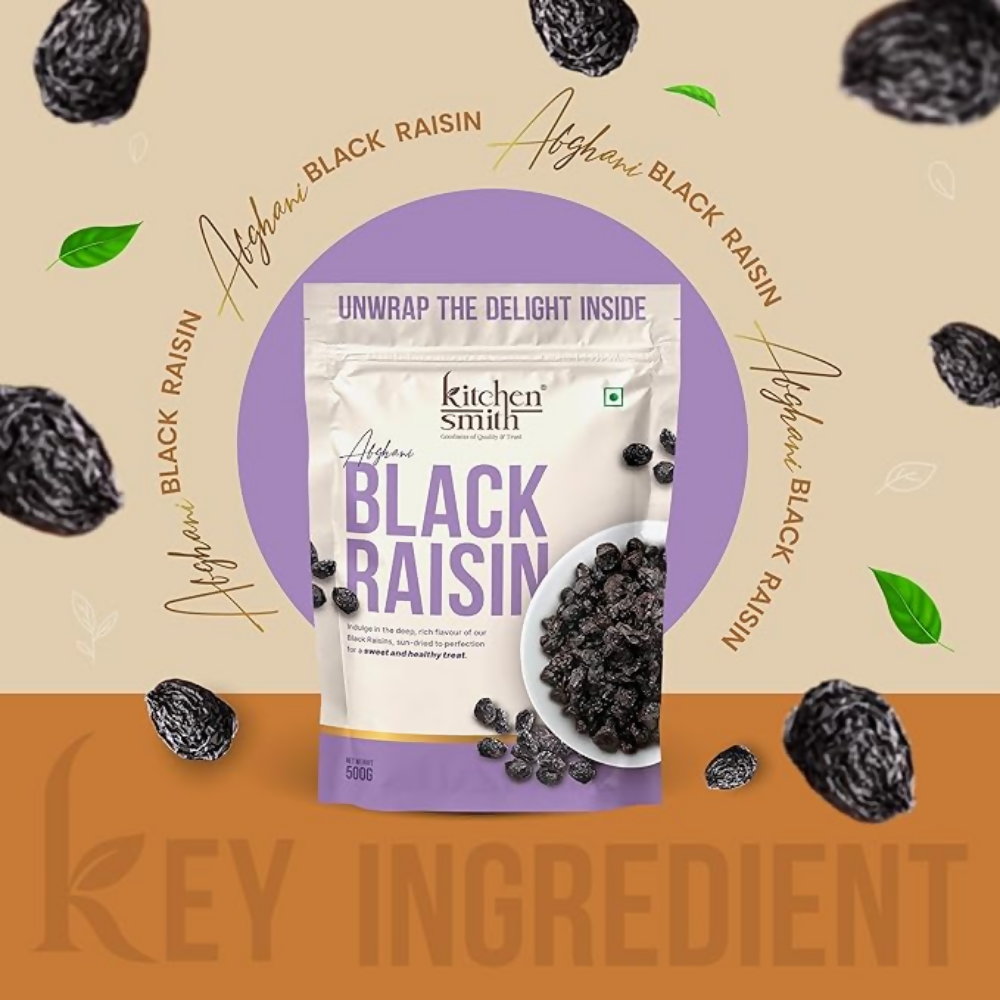 Kitchen Smith Afghani Seedless Black Raisin - Distacart