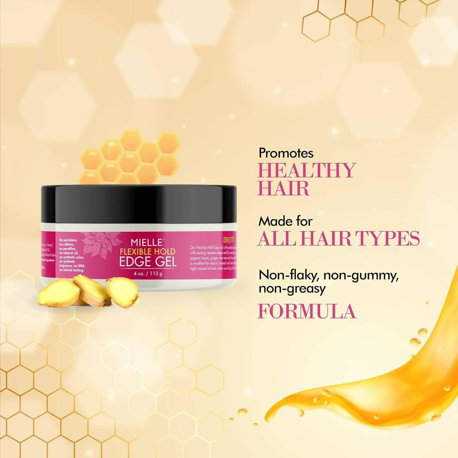 Mielle Honey and Ginger Edge Gel