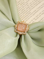 Ruby Raang Diamond Crystal Ring