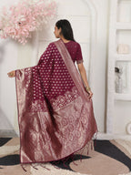 Shree Shyam Fashion Lichi Silk Green Saree - Distacart