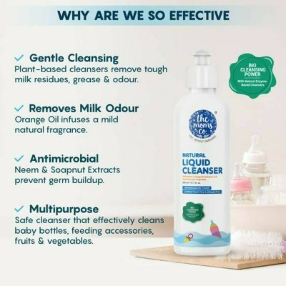 The Moms Co Natural Liquid Cleanser - Distacart