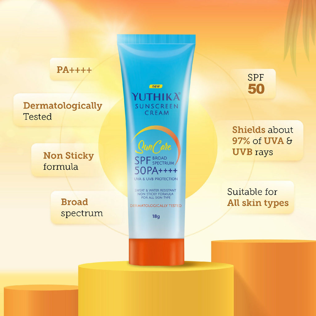 Yuthika Sunscreen Lotion SPF 50 PA+++(Pack of 3)