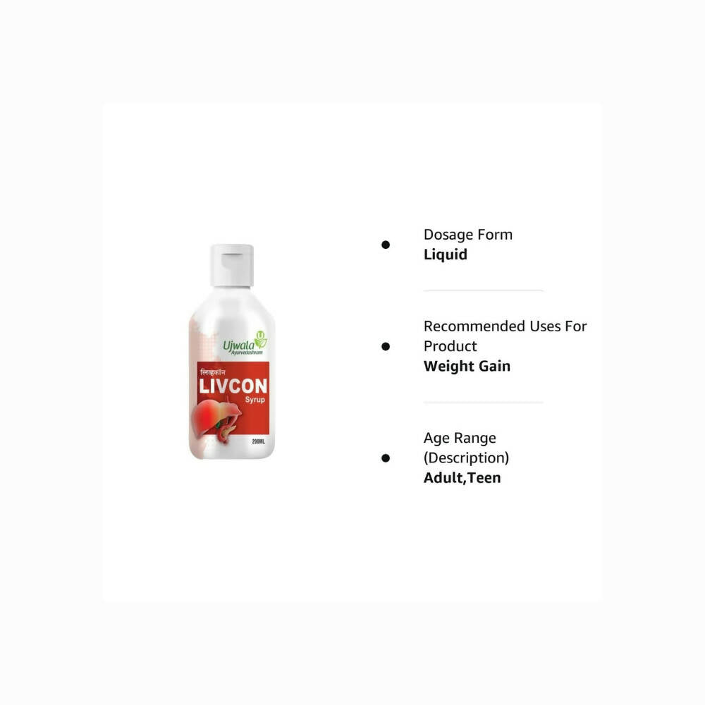 Ujwala Ayurvedashram Livcon Syrup - Distacart