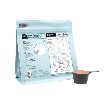 Only What's Needed 24g Whey Protein Concentrate Powder - Cocoa