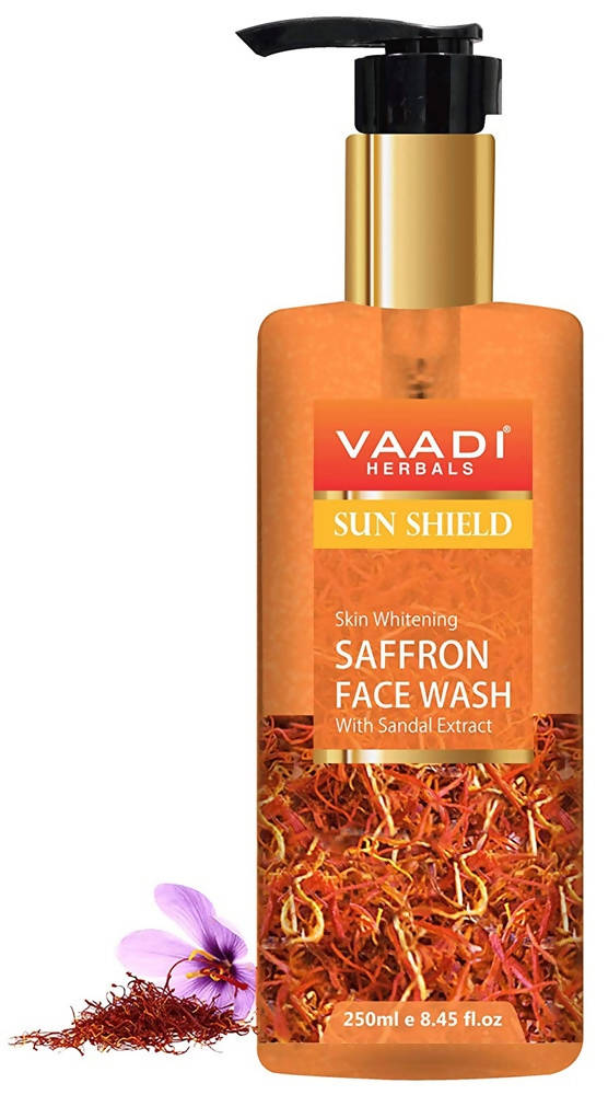 Vaadi Herbals Skin Whitening Saffron Face Wash With Sandal Extract - Distacart