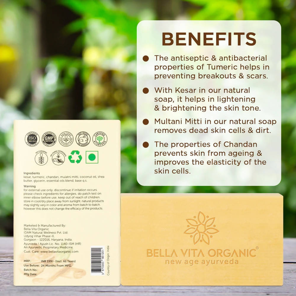 Bella Vita Organic Ubtanplus Body Wash Bar