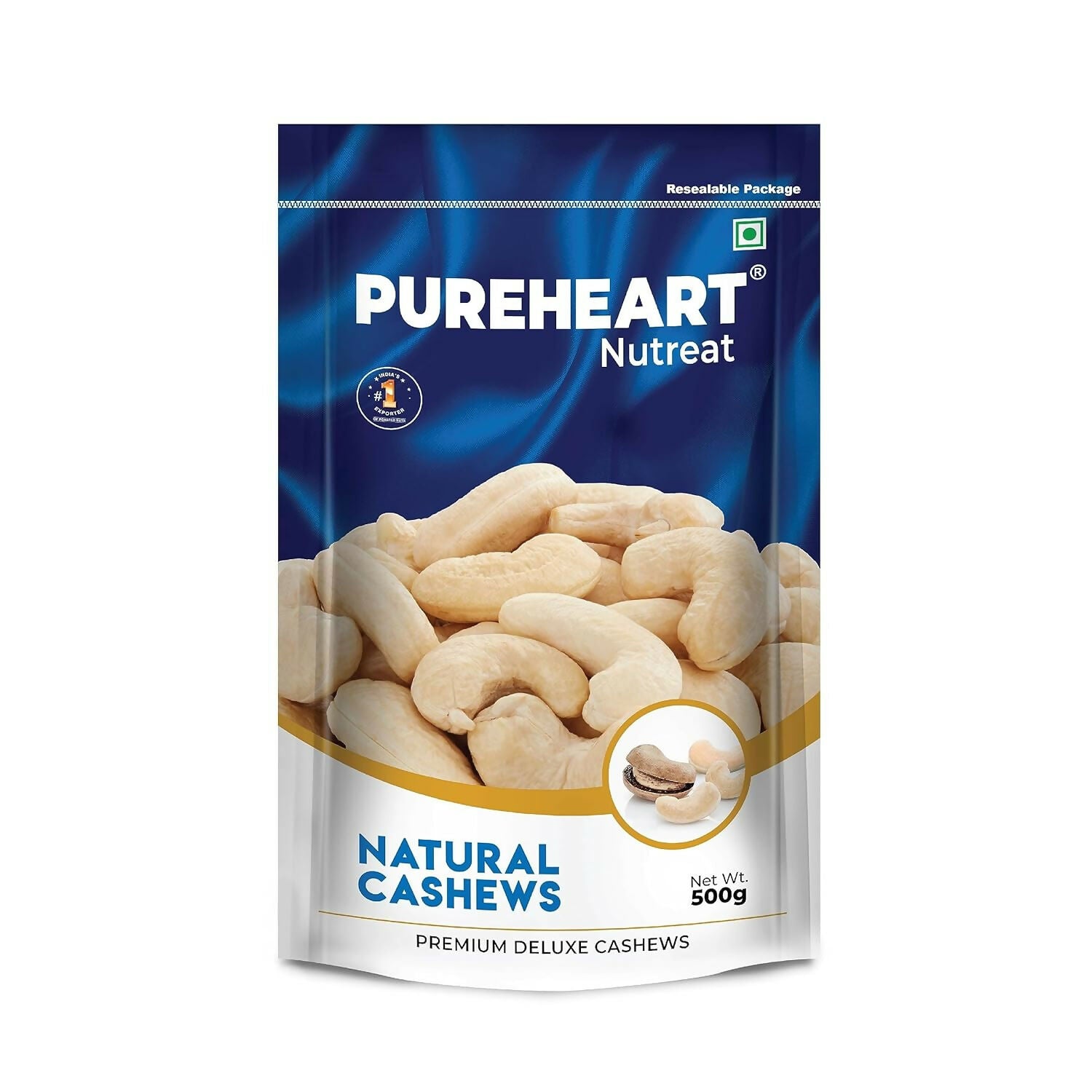 Pureheart Nutreat Natural Cashews - Distacart