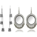 Kashmiri Jhumkis And Hanging Earrings