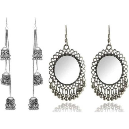 MS Fashion India Kashmiri Jhumkis And Hanging Earrings