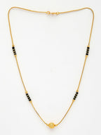 NVR Women's Gold-Polished Mangalsutra - Distacart