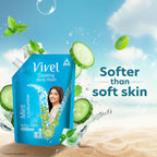 Vivel Cooling Body Wash Mint & Cucumber Moisturizing Shower Gel Supersaver Refill Pouch