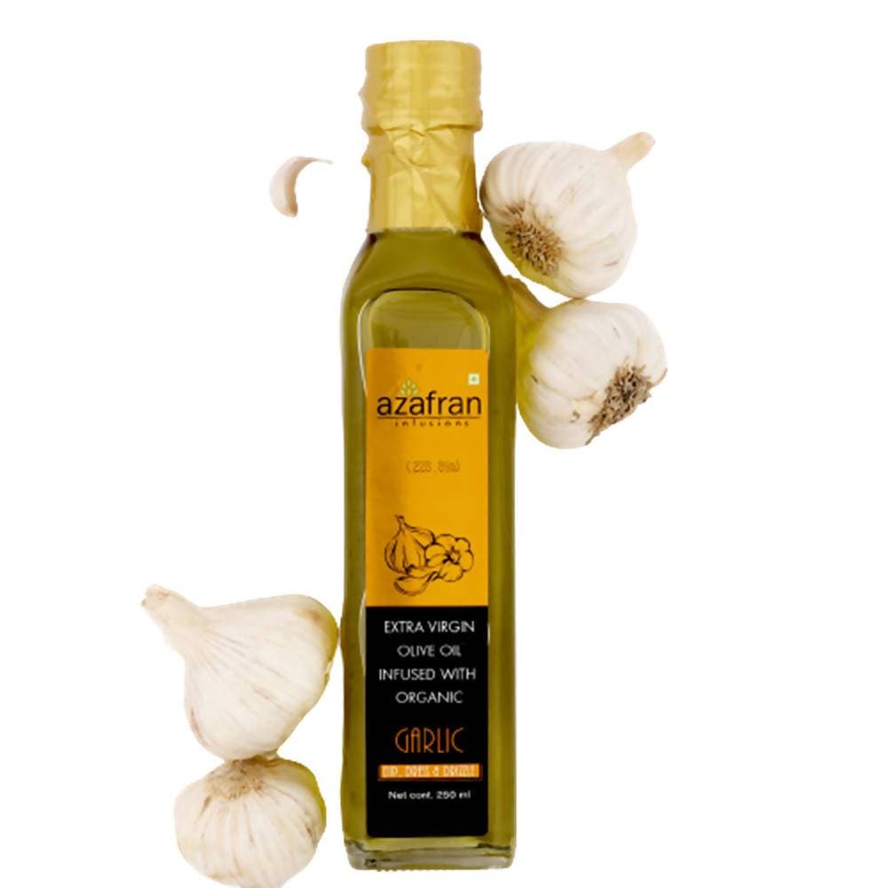 Azafran Infusions Garlic Infused Extra Virgin Olive Oil