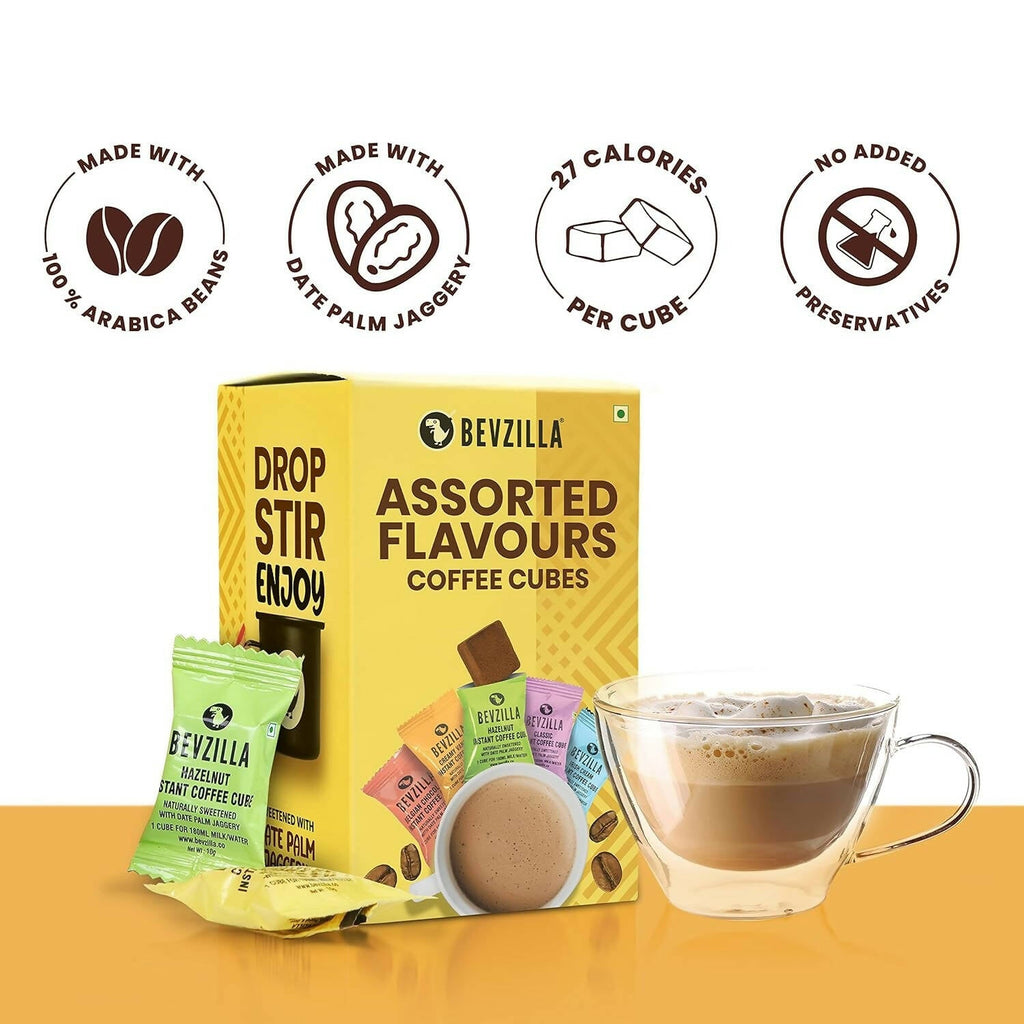 Bevzilla Assorted Flavours Coffee Cubes - Distacart