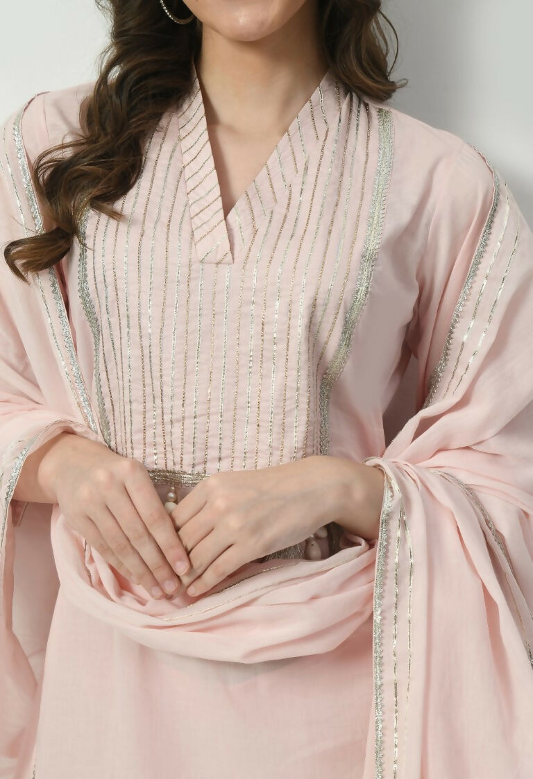 Joban Fashion Cream Cotton Kurta Set