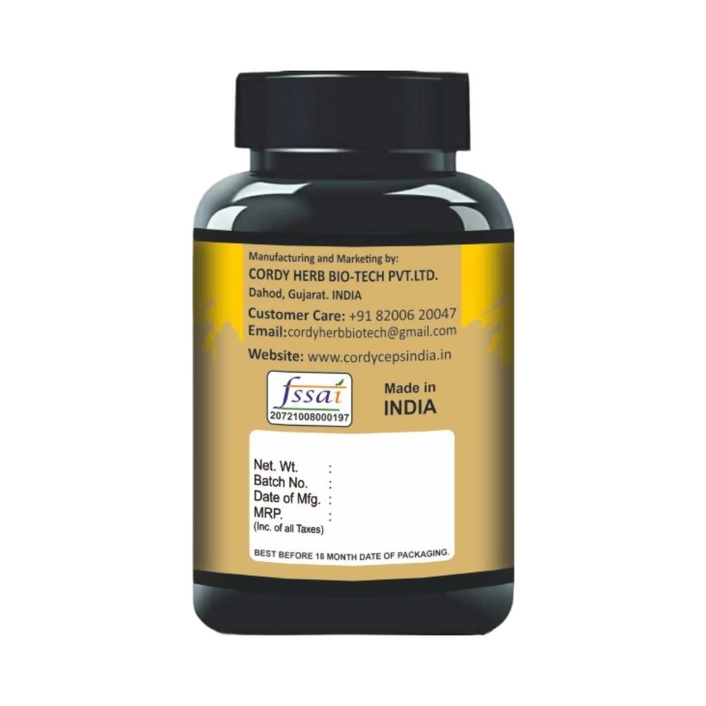 Cordy Herb Curcumin With Bioperine Extract Capsules - Distacart