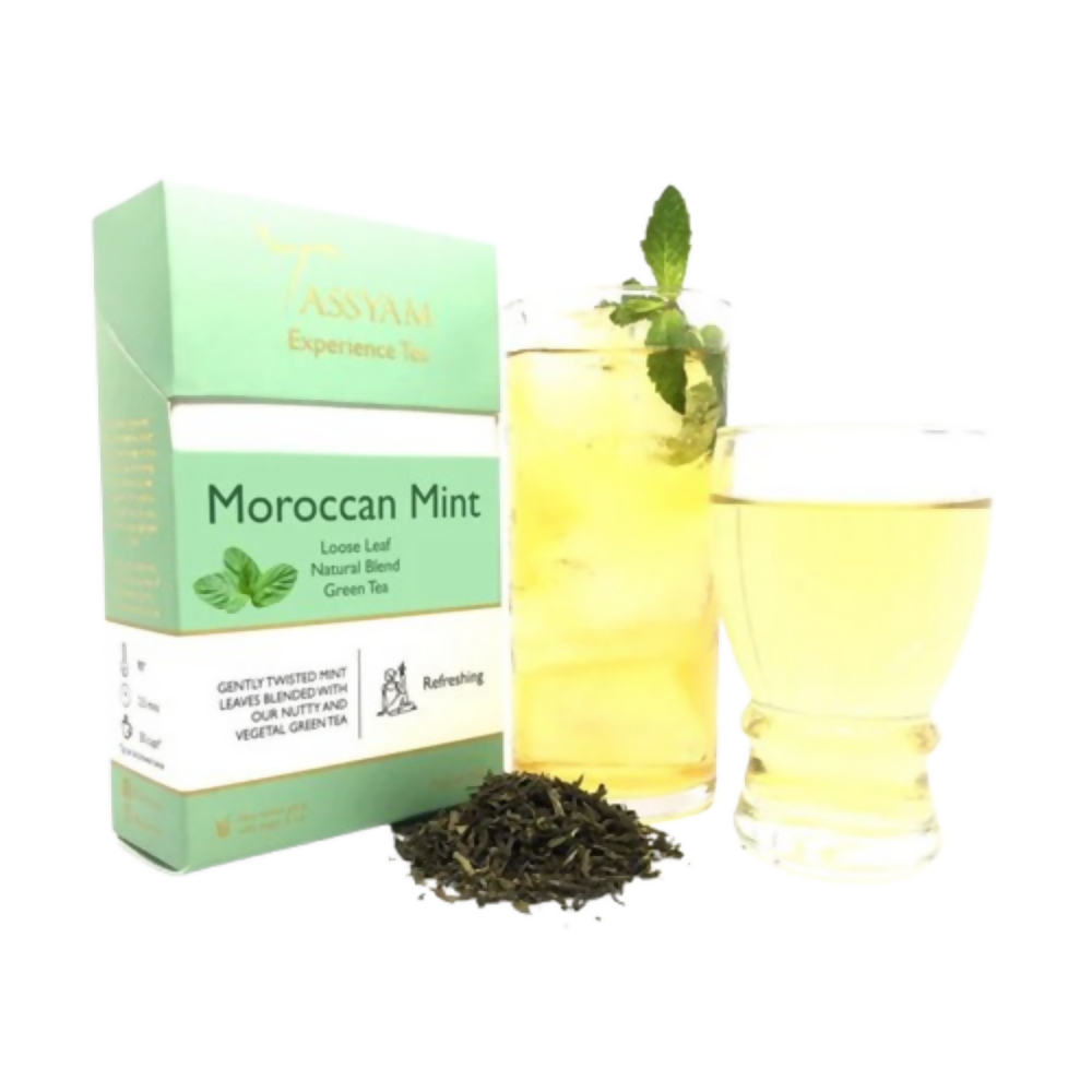 Tassyam Organics Moroccan Mint Green Tea - Distacart