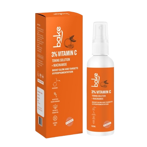 Bake 3% Vitamin C Toner With Niacinamide For Brightening & Glowing Skin