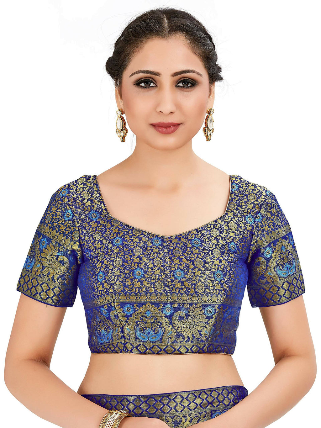 Mimosa Women's Green Banarasi Chiffon Saree - Distacart